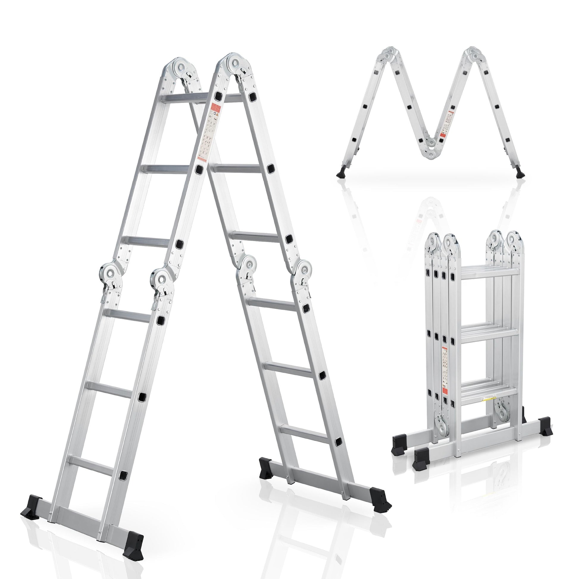 Scala multifunzionale in alluminio