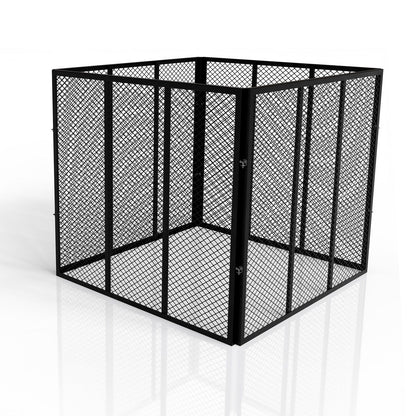 Compostiera in metallo per rifiuti da giardino