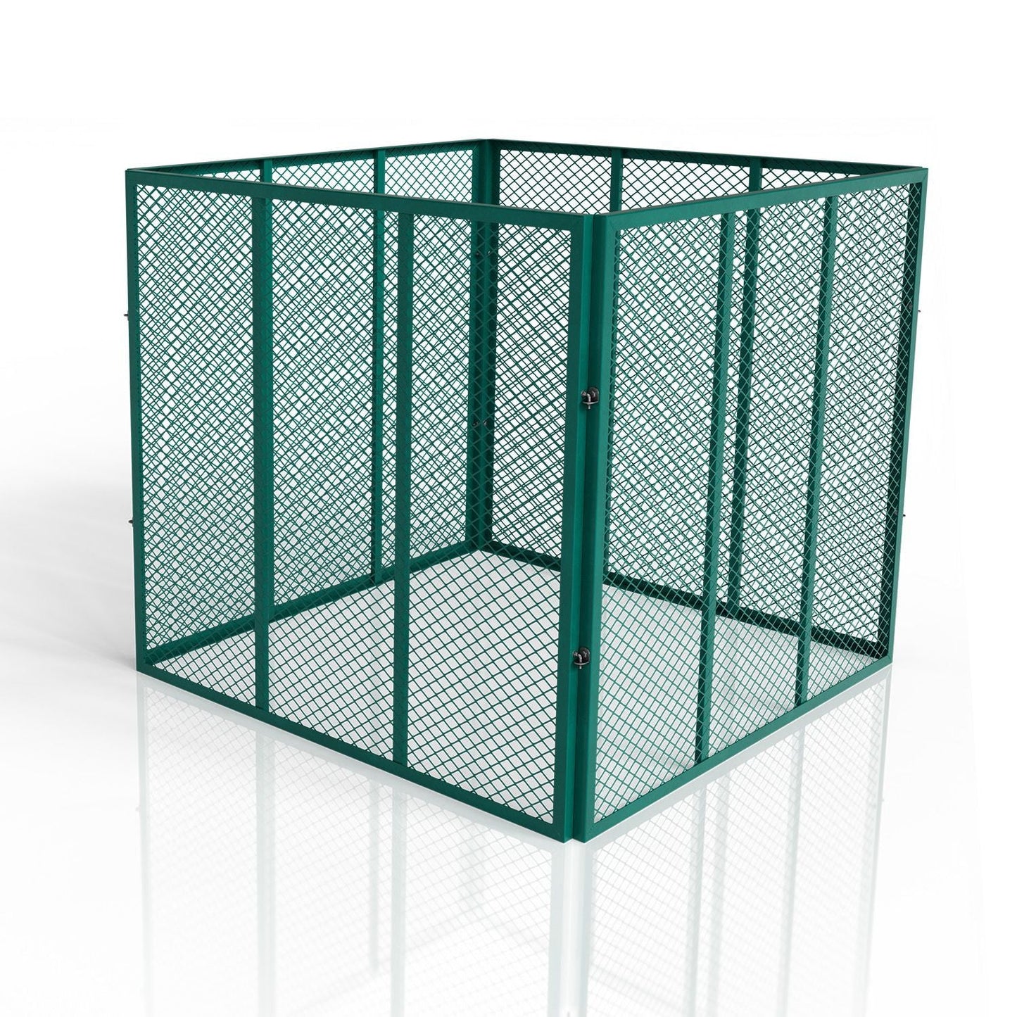 Compostiera in metallo per rifiuti da giardino