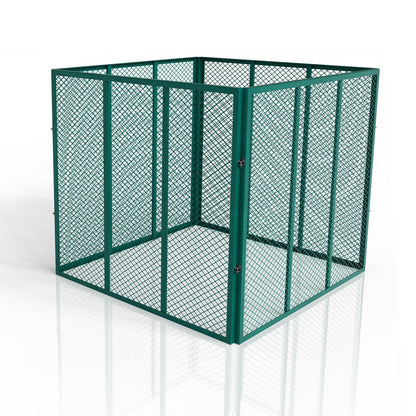 Compostiera in metallo per rifiuti da giardino