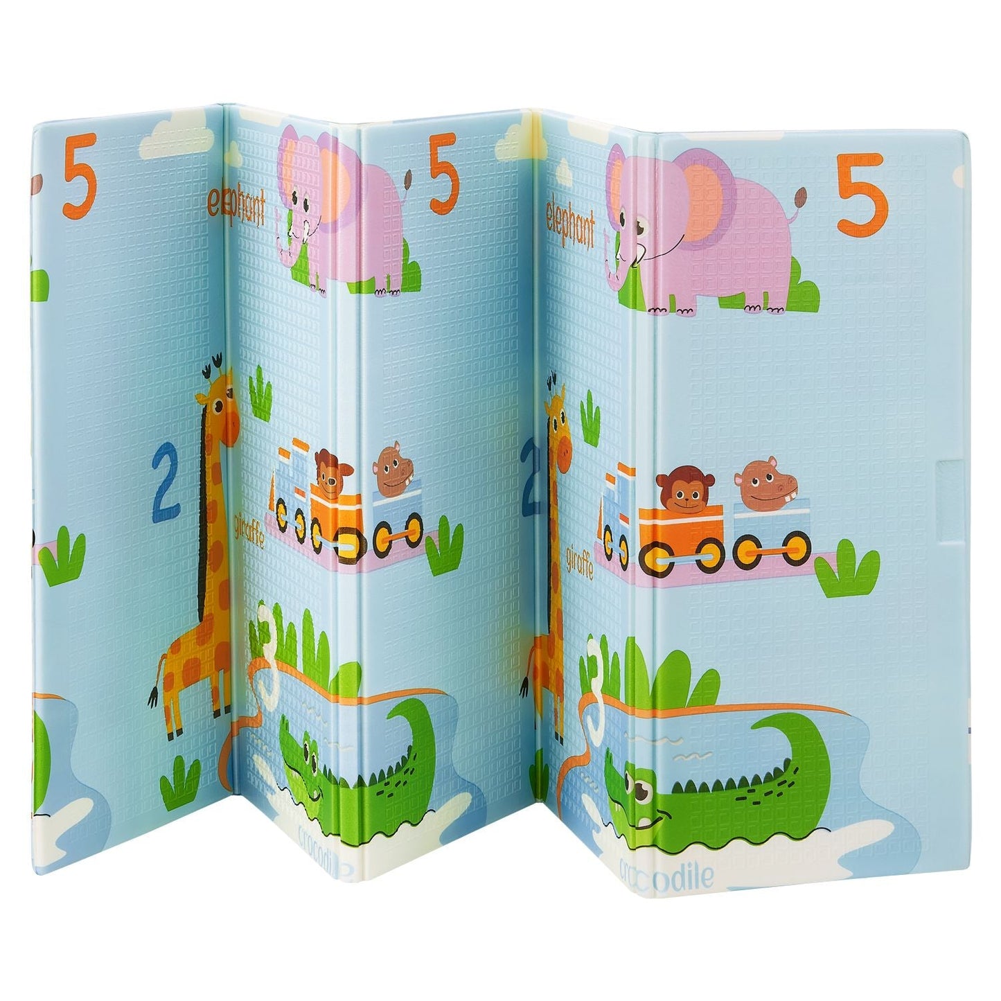 Tappeto da gioco 180 x 200 cm con vari motivi di animali