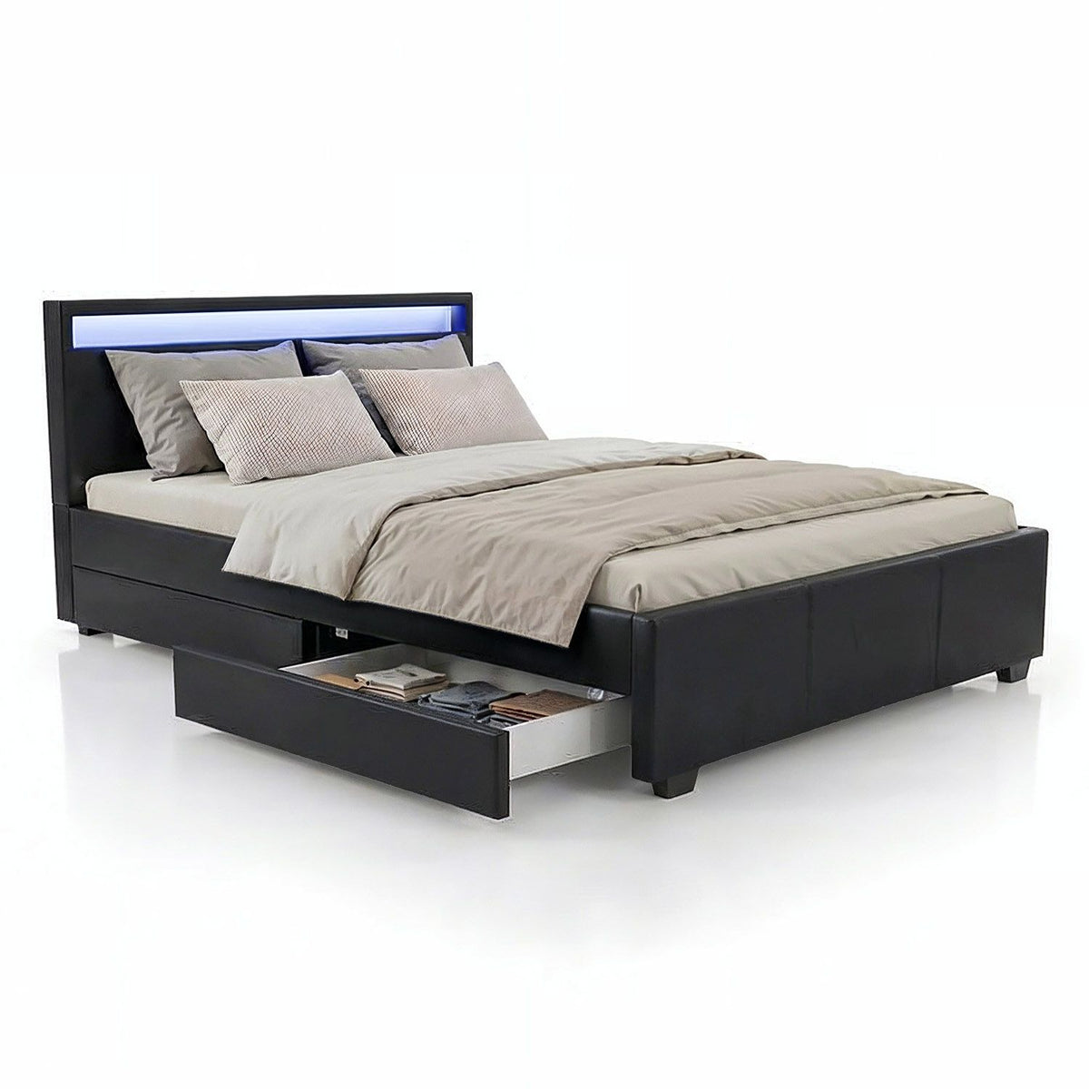 Letto imbottito Lyon