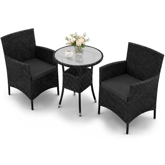 Set da balcone in polyrattan Bayamo
