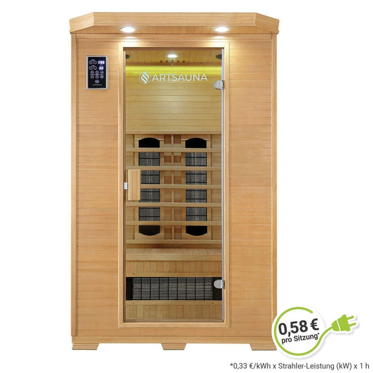 Cabina a infrarossi Oslo con radiatore in ceramica