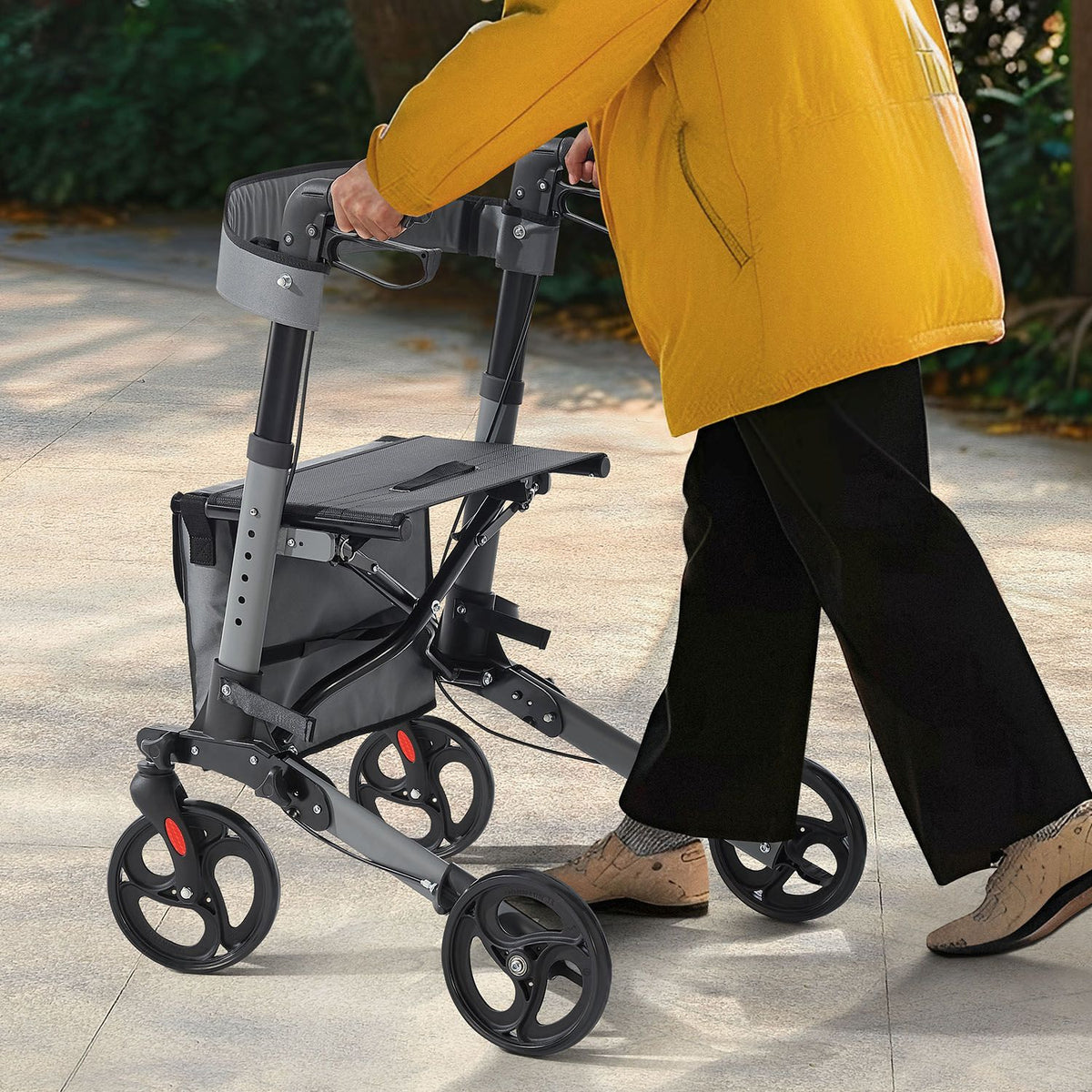 Rollator Vital in alluminio con sedile