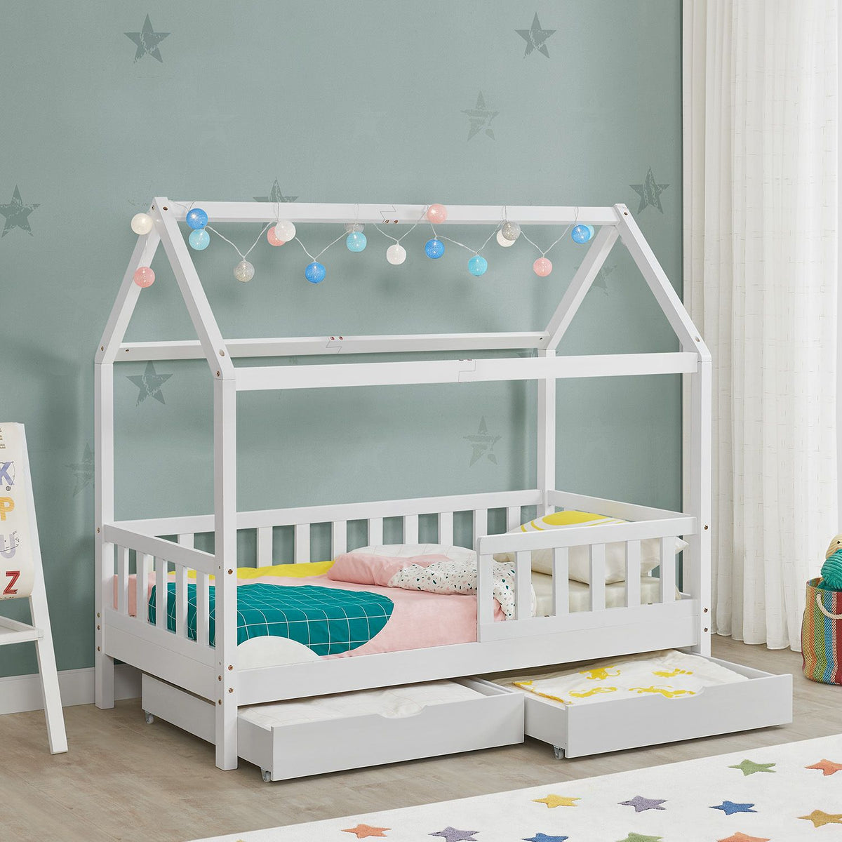 Letto per bambini Marli 90 x 200 cm con rete