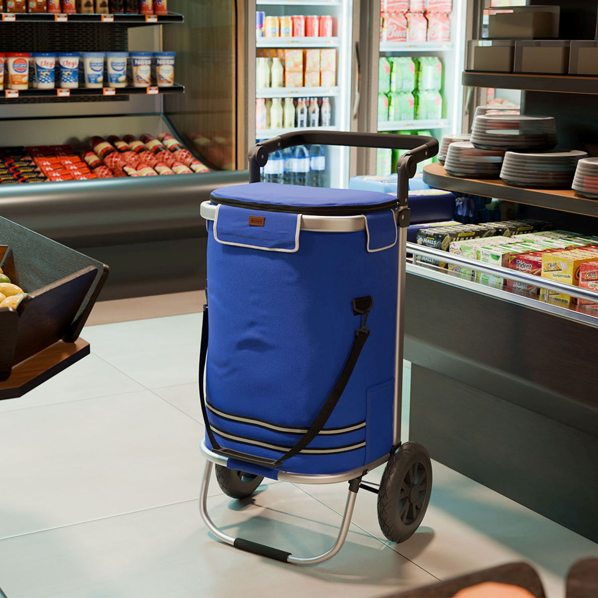 Carrello spesa 3in1 - capacità 56 L