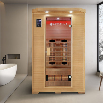 Cabina a infrarossi Oslo con radiatore a spettro completo