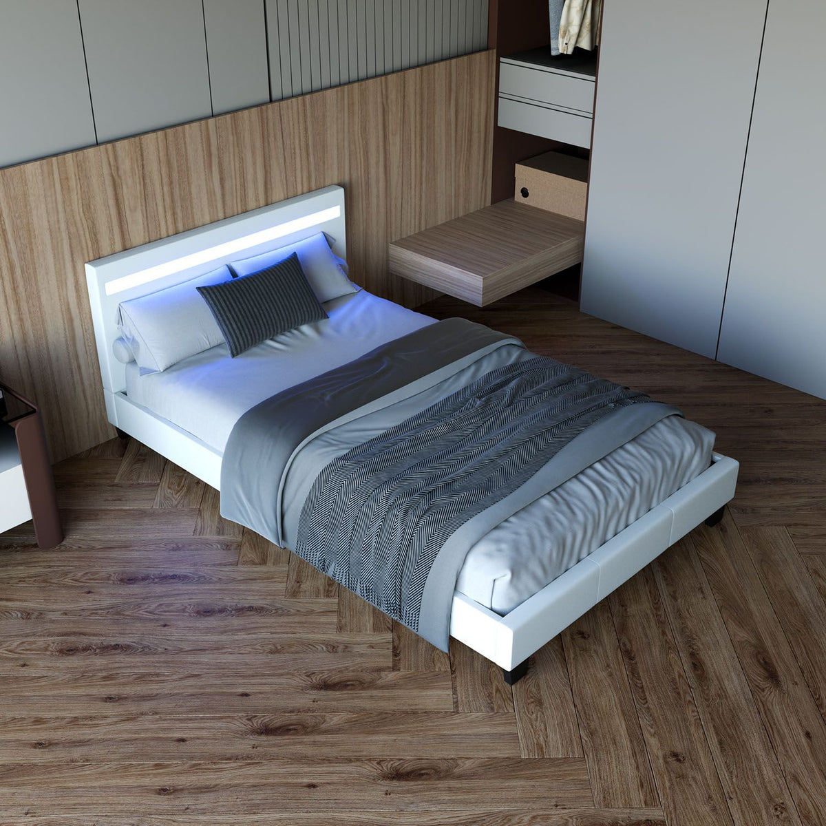 Letto imbottito Paris