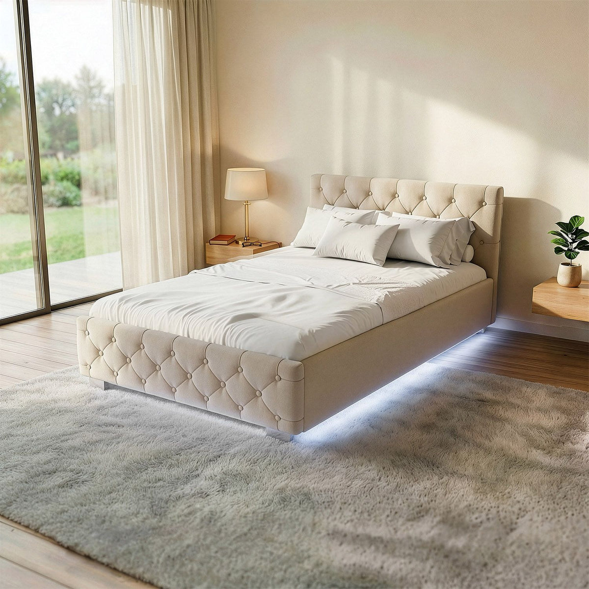 Letto imbottito Nizza