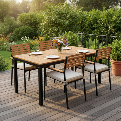 Set da giardino in legno di acacia Rhodos