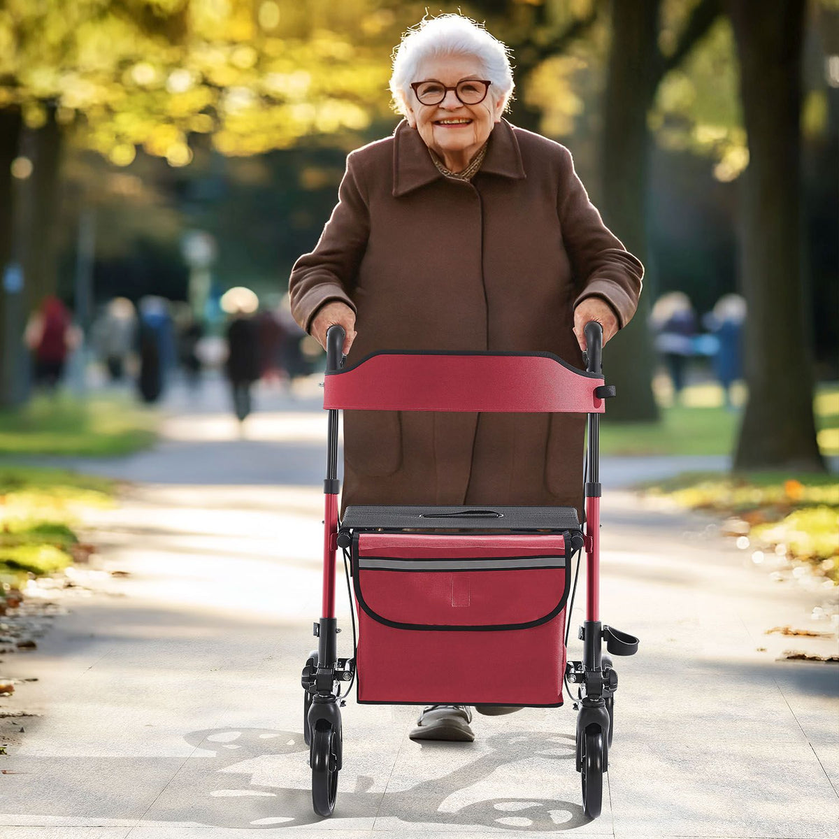 Rollator Vital in alluminio con sedile