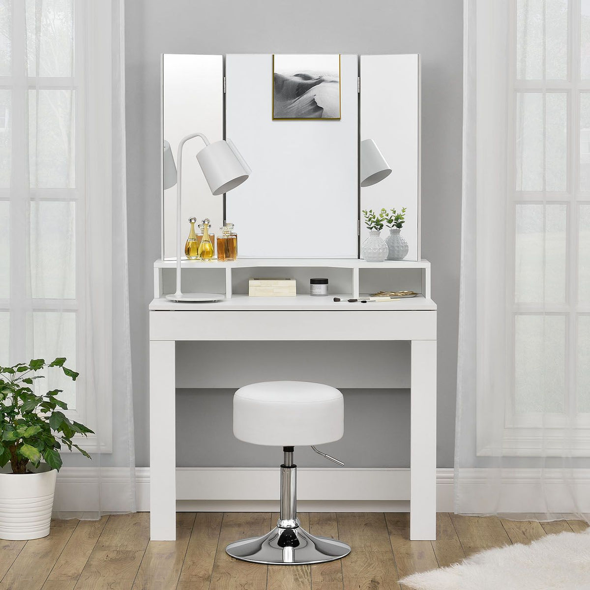 Sgabello da toilette Tonia