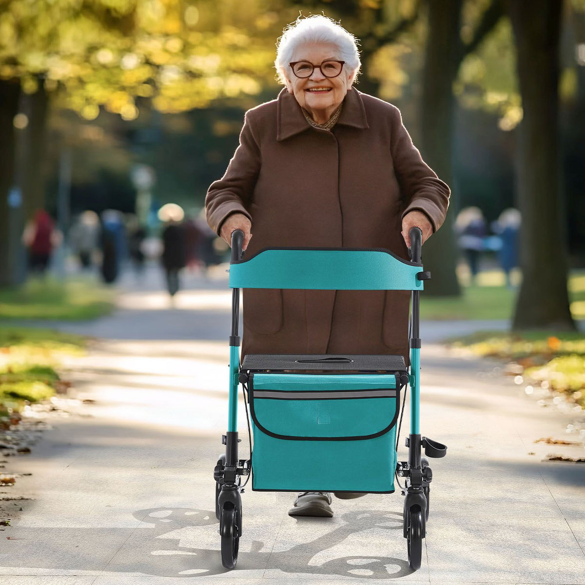 Rollator Vital in alluminio con sedile