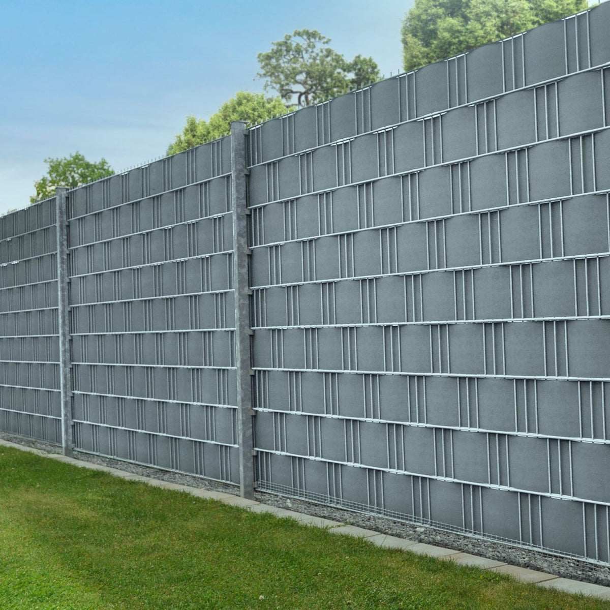 Schermo privacy per recinzione a doppio e singolo picchetto