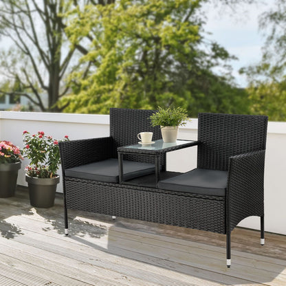 Panca in polyrattan Monaco