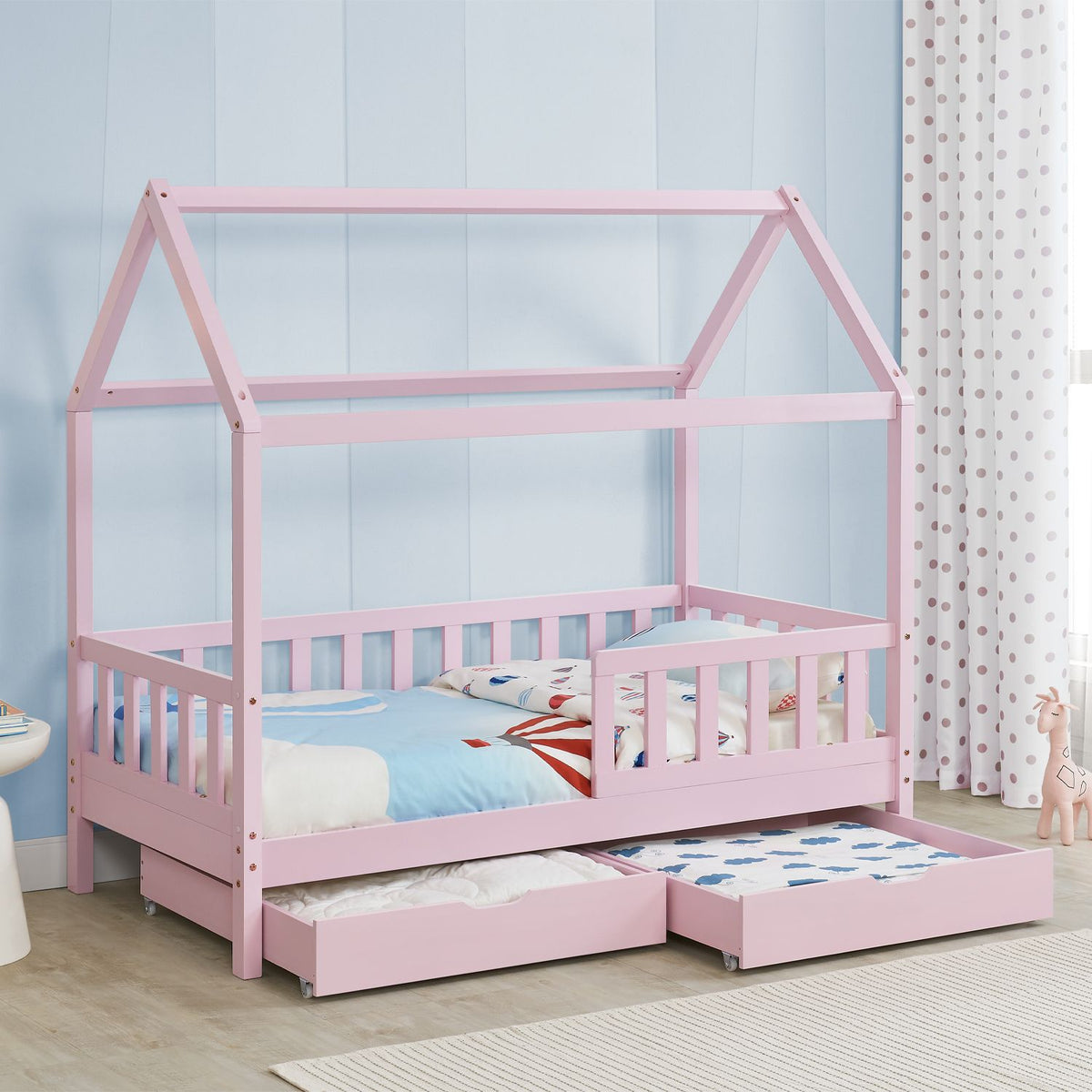 Letto per bambini Marli 80 x 160 cm con rete