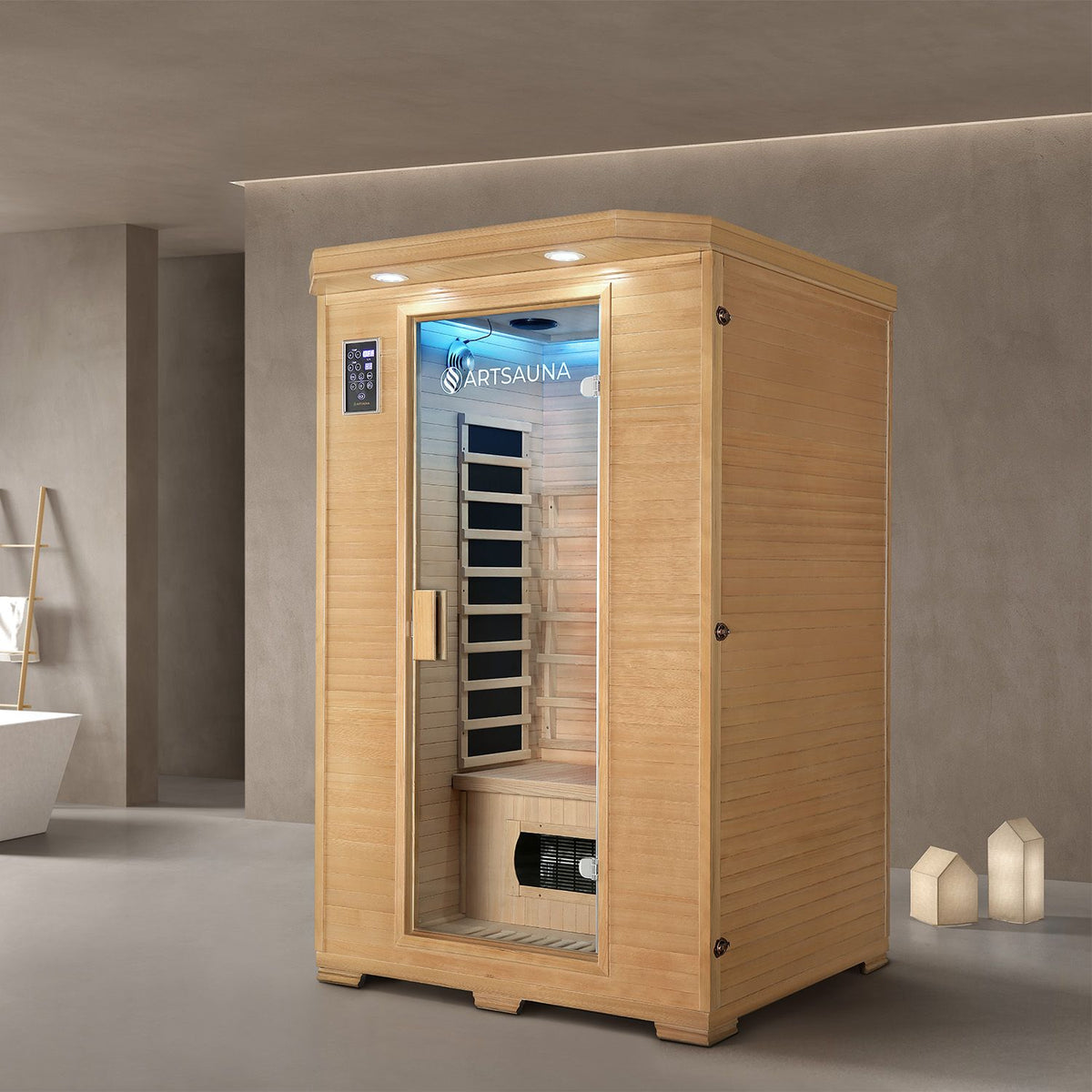 Cabina a infrarossi Oslo con sistema di riscaldamento Triplex