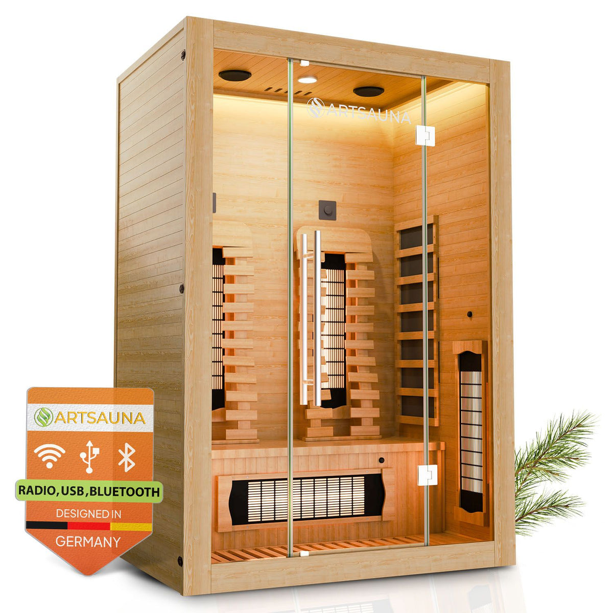Cabina a infrarossi Kiruna 130 Premium