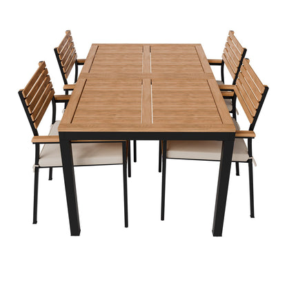 Set da giardino in legno di acacia Rhodos