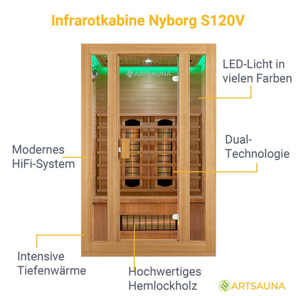 Cabina a infrarossi Nyborg S120V