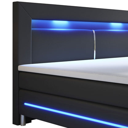 Letto a molle Norfolk - ecopelle
