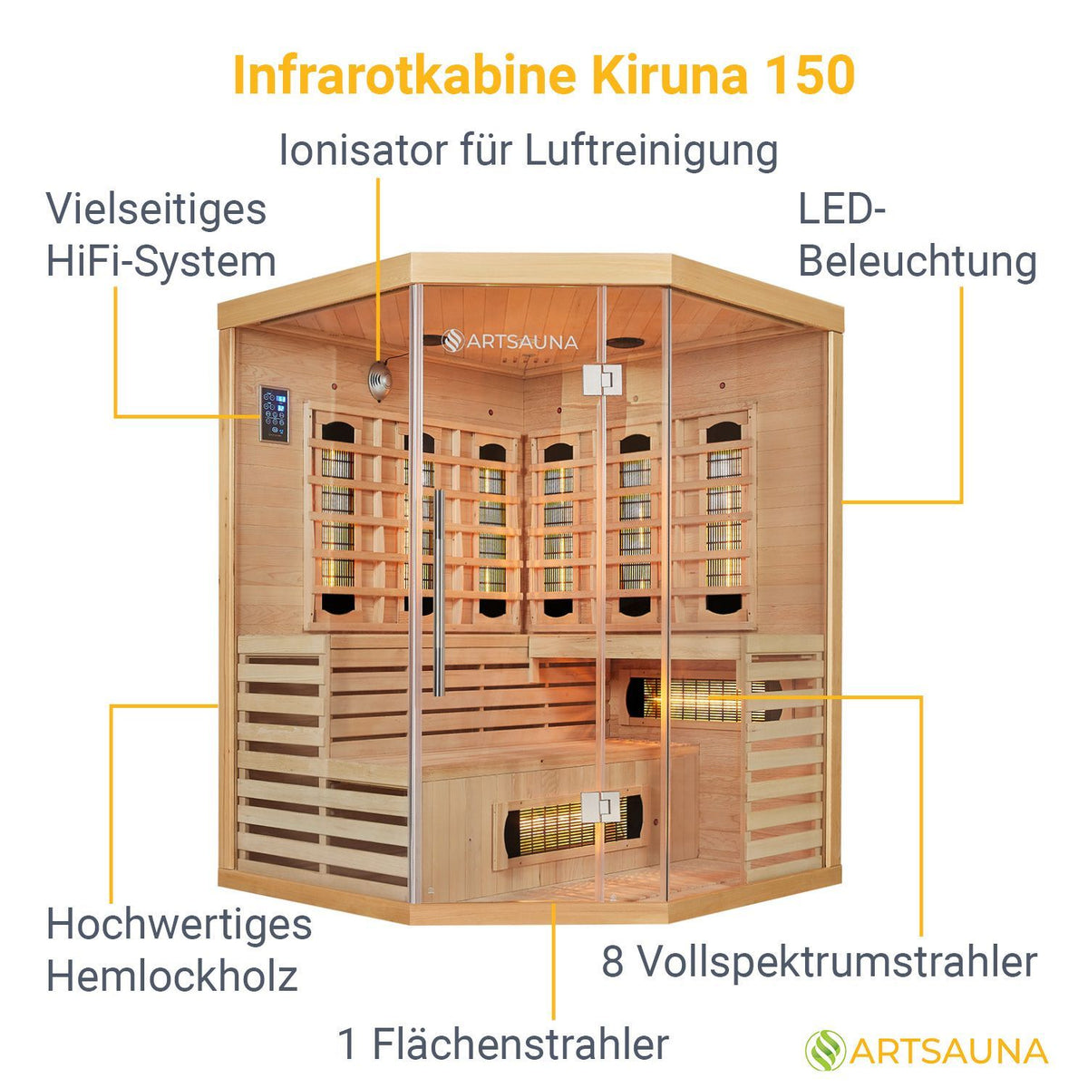 Cabina a infrarossi Kiruna 150
