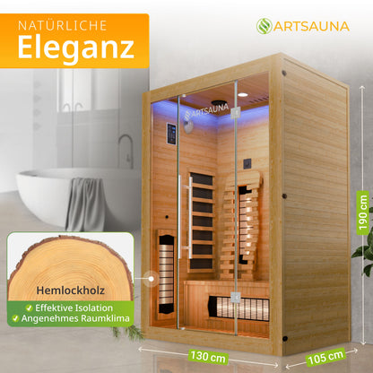 Cabina a infrarossi Kiruna 130 Premium