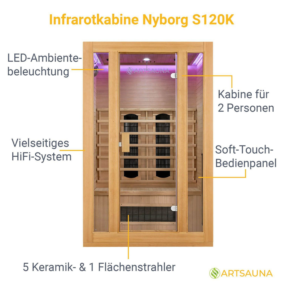 Cabina a infrarossi Nyborg S120K