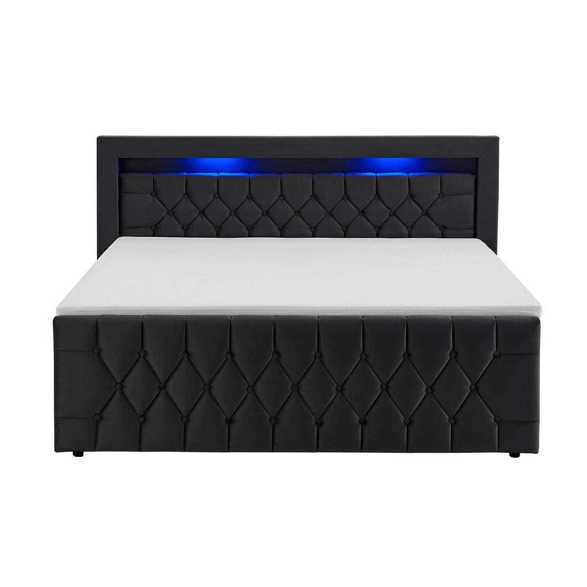 Letto a molle Leona - velluto