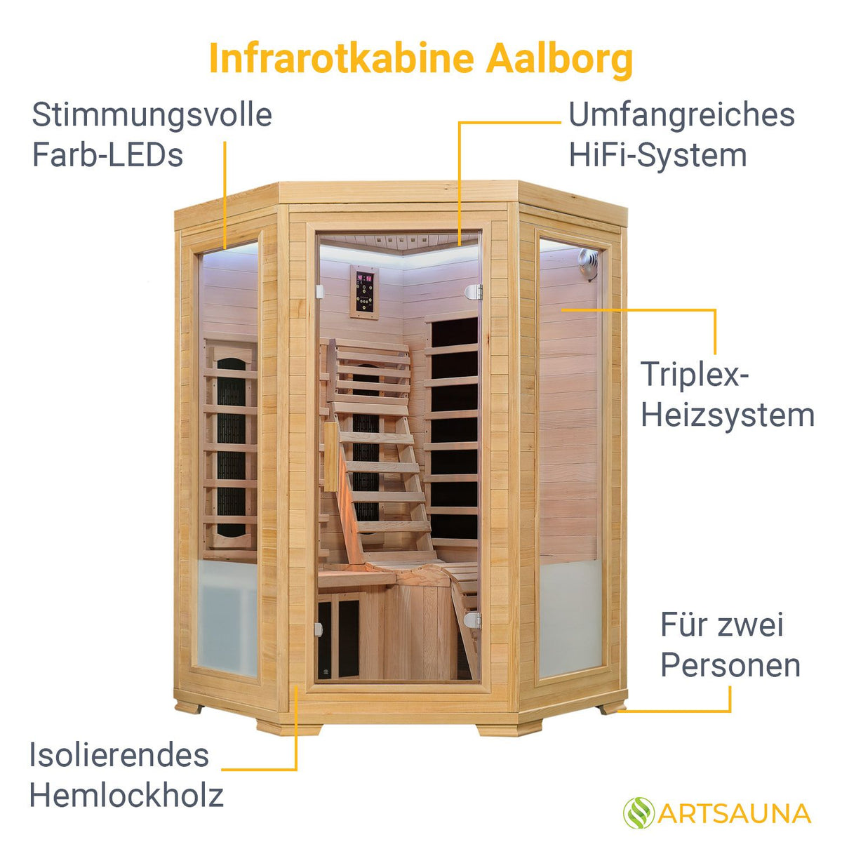 Cabina a infrarossi Aalborg