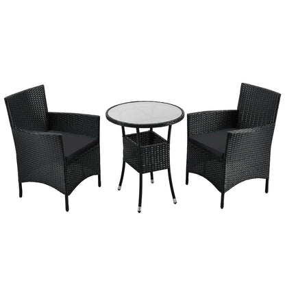 Set da balcone in polyrattan Bayamo