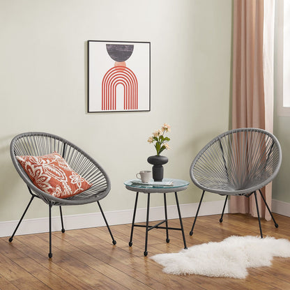 Set di mobili da balcone Ostana 3 pezzi