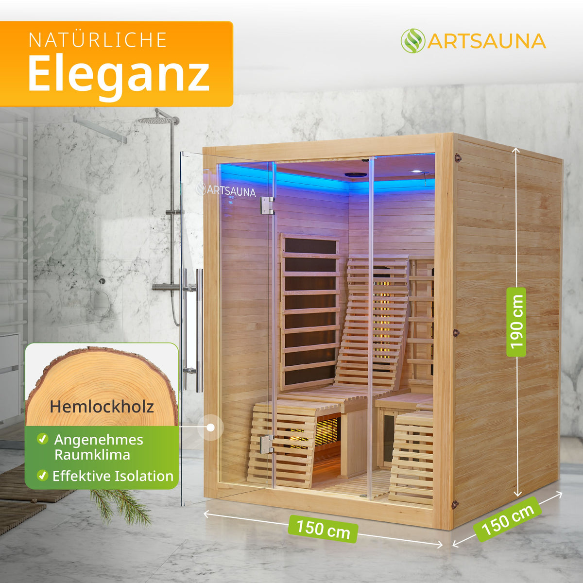 Cabina a infrarossi Helsinki 150