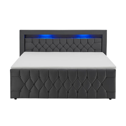 Letto a molle Leona - velluto