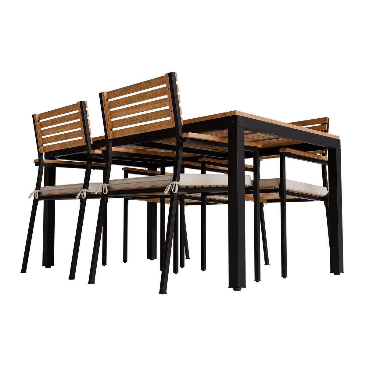 Set da giardino in legno di acacia Rhodos