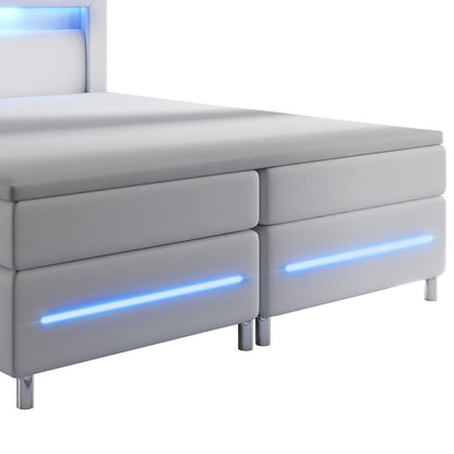 Letto a molle Norfolk - ecopelle