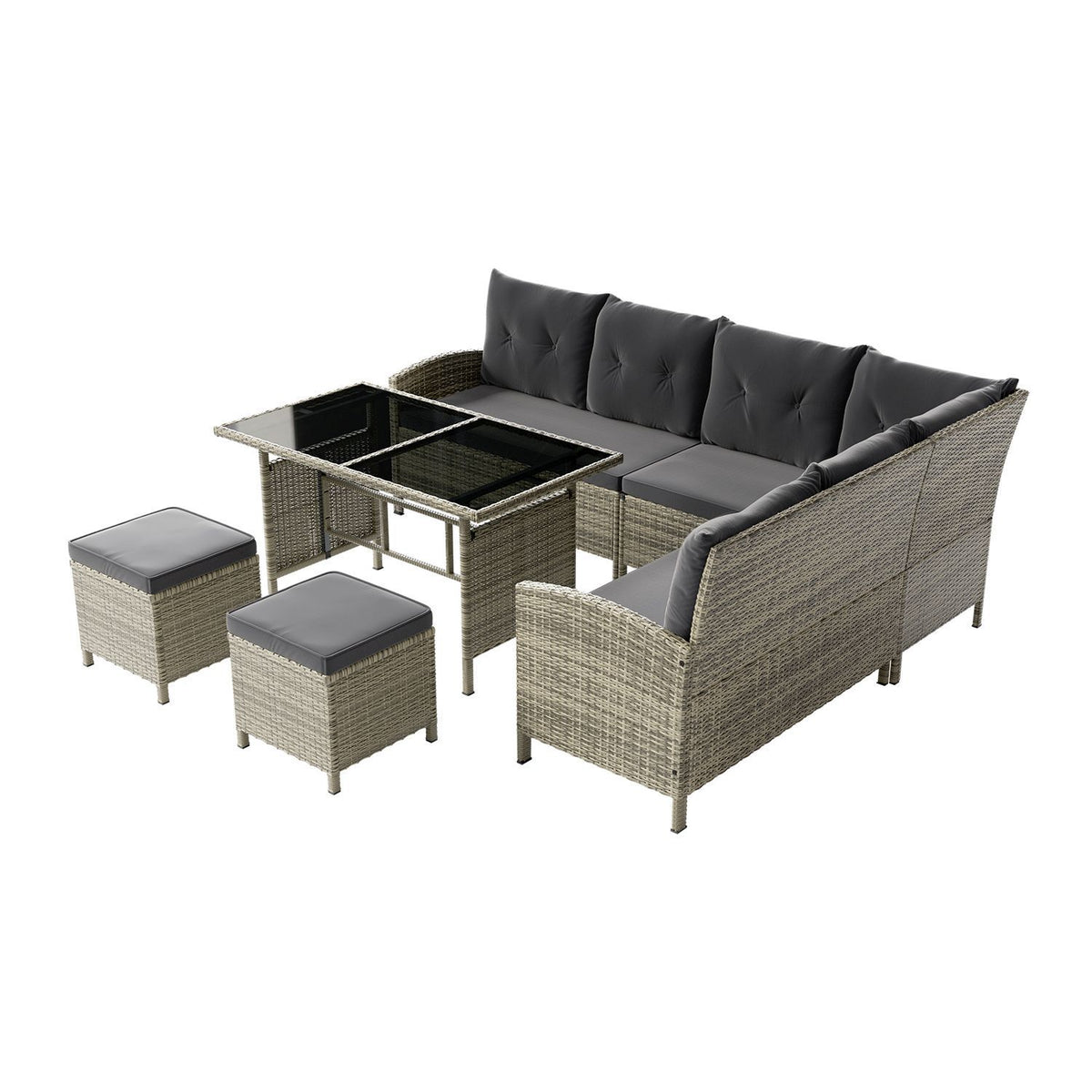 Salotto in polyrattan Manacor