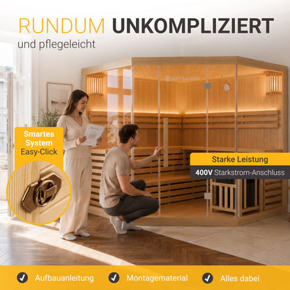 Sauna interna Espoo 200 Premium