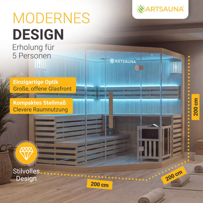 Sauna interna Espoo 200 Premium