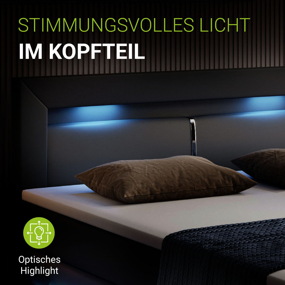 Letto a molle Norfolk - ecopelle