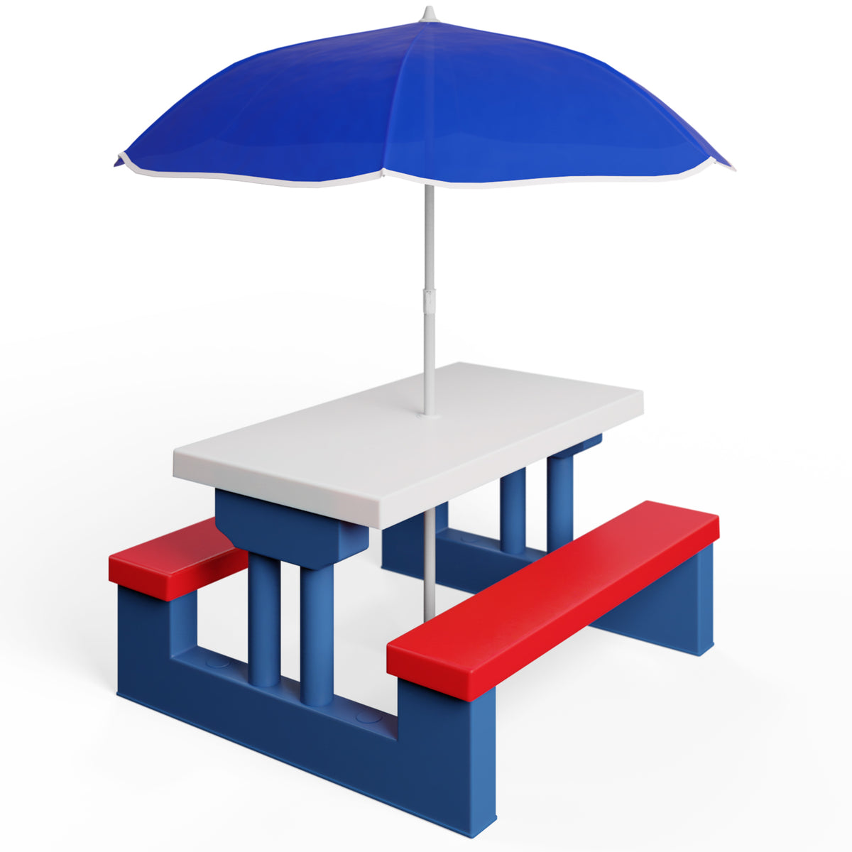 Set Sedie con Tavolo per bambini incluso ombrellone