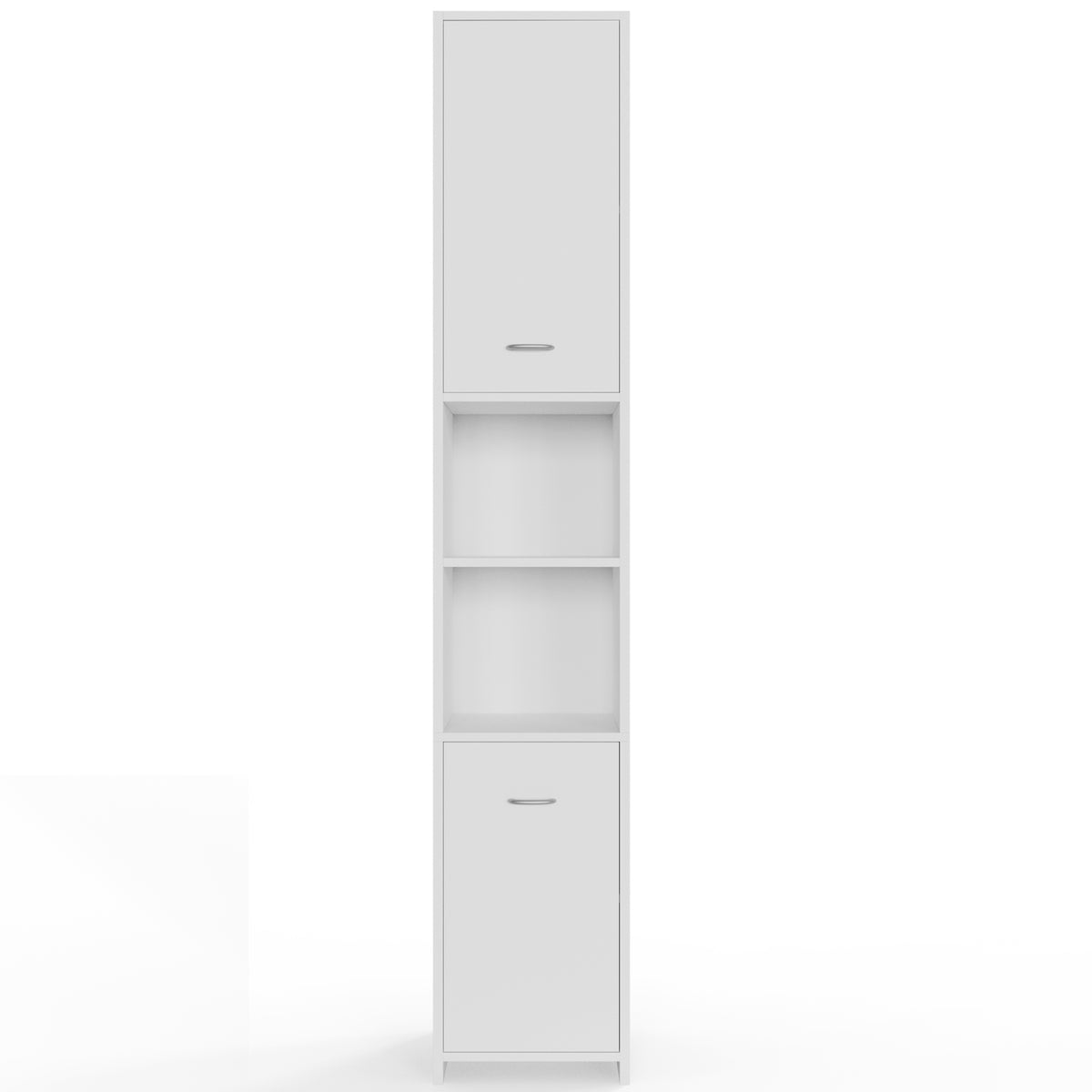 Armadio da bagno bianco 180x30x30cm mobile alto