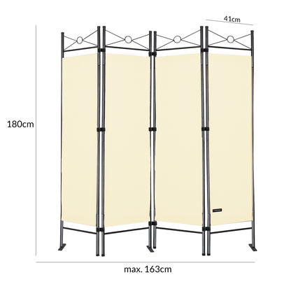 Paravento crema 180x163cm