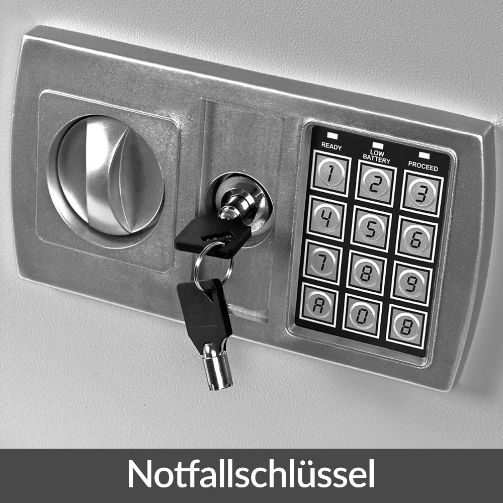 Cassaforte elettronica porta 4mm incl batterie
