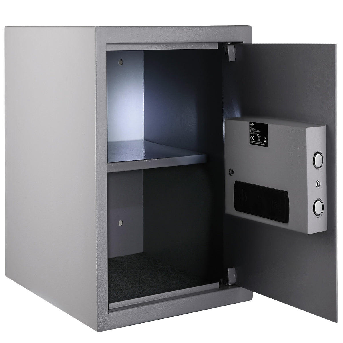 Cassaforte elettronica porta 4mm incl batterie
