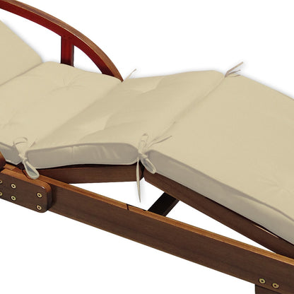 Materassino per sdraio beige 195x55x5cm