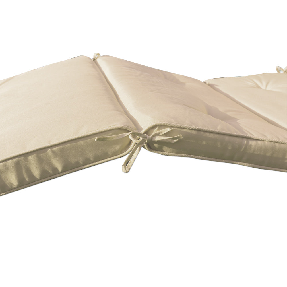 Materassino per sdraio beige 195x55x5cm
