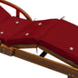 Materassino per sdraio rosso 195x55x5cm