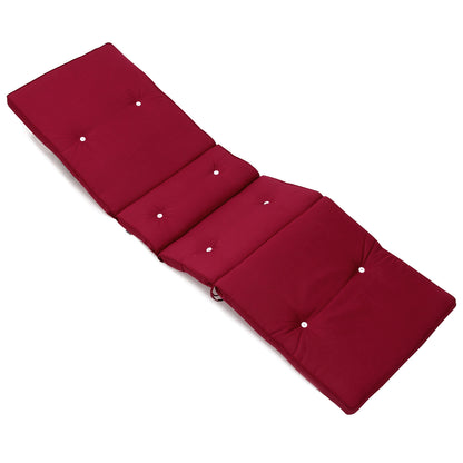 Materassino per sdraio rosso 195x55x5cm